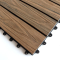 Factory Direct Sale Deep Embossed Interlocking DIY WPC Decking Tiles